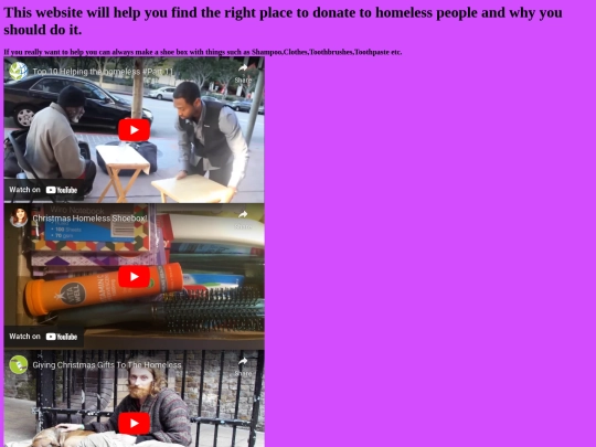 Helpthehomeless screenshot