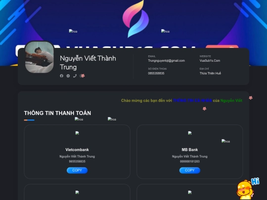 thongtinthanhtoan screenshot