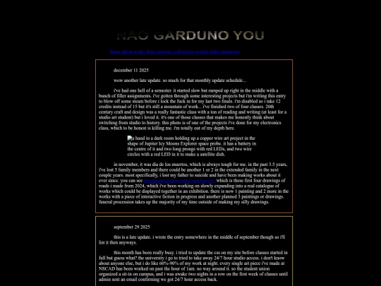 blog screenshot