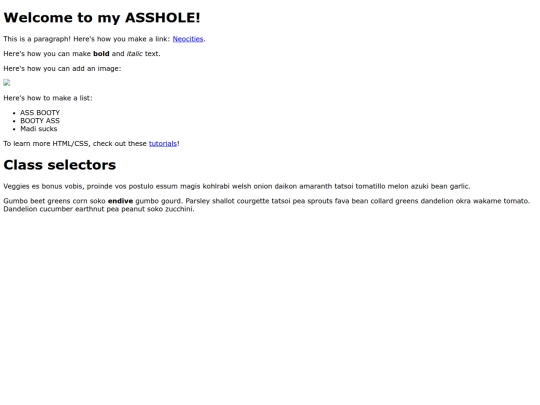 My website screenshot