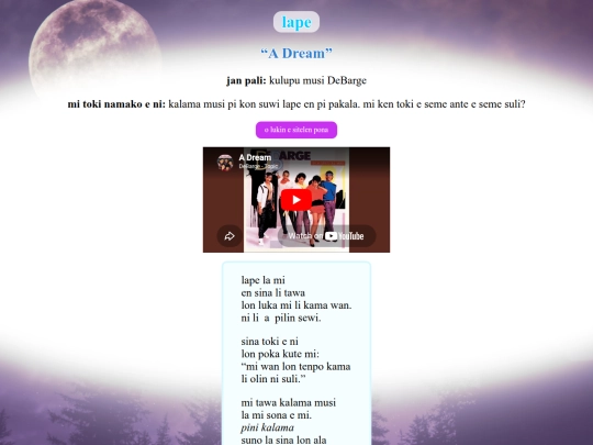 toki-pona/kalama-musi/lape screenshot