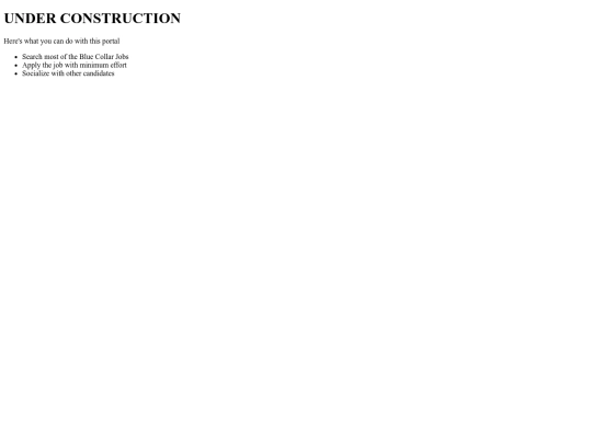 BlueCollar screenshot