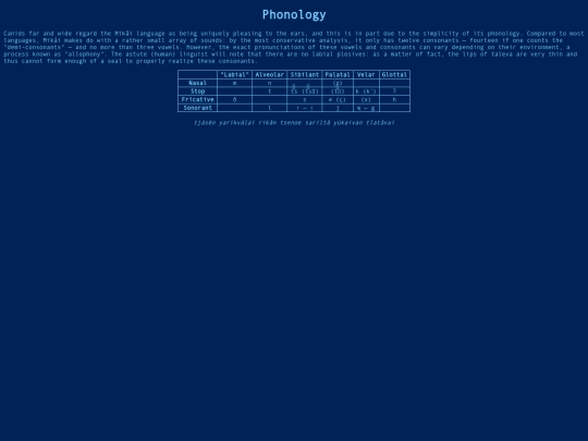 mikai/phonology screenshot