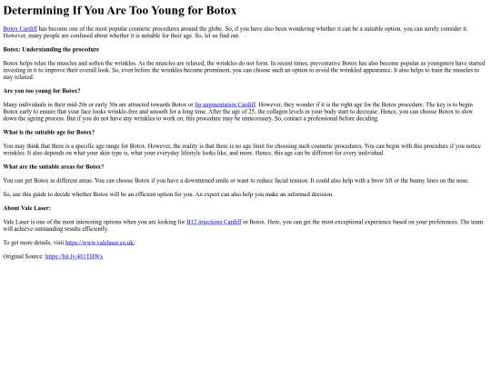 determining-if-you-are-too-young-for-botox screenshot