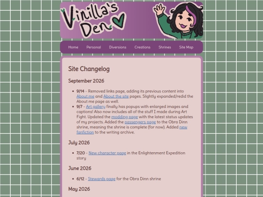 changelog screenshot