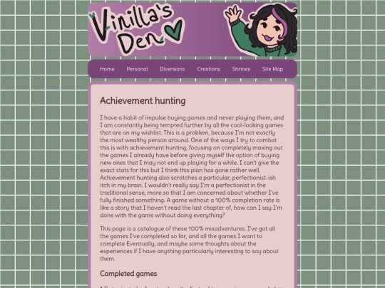 games/achievements screenshot