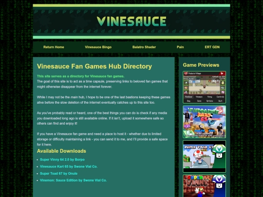 VSFanGames screenshot