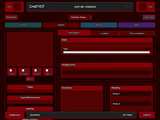test screenshot