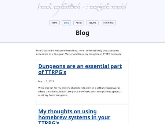 blog screenshot