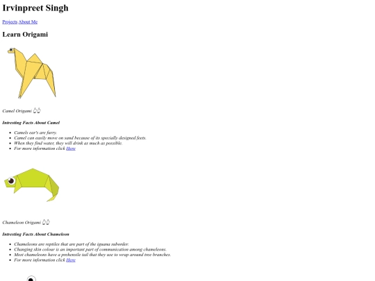 Origami screenshot