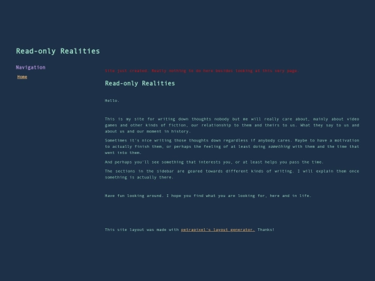 index screenshot