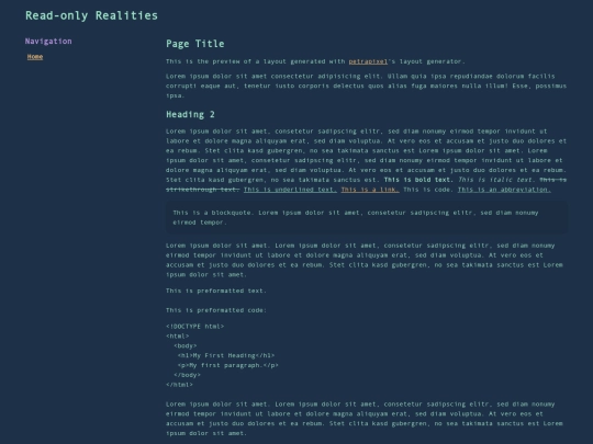layout screenshot