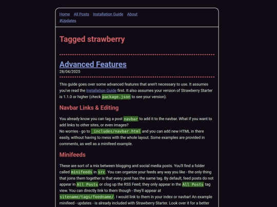tags/strawberry screenshot