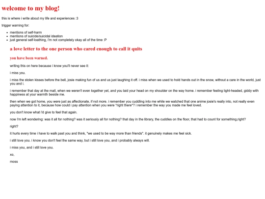 blog pagez/blogwarning screenshot