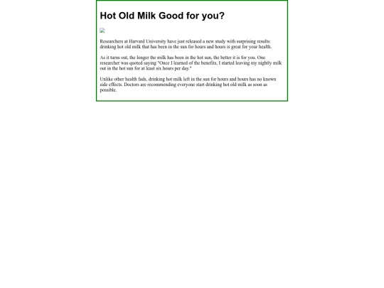 milk screenshot