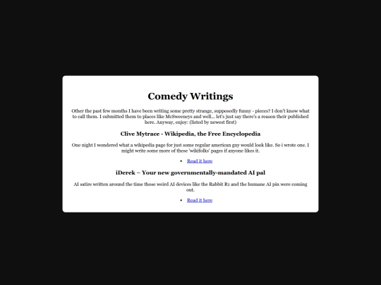 comedy screenshot