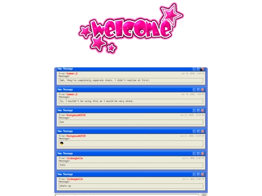 messages screenshot