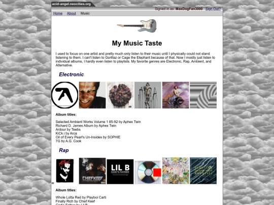 music screenshot
