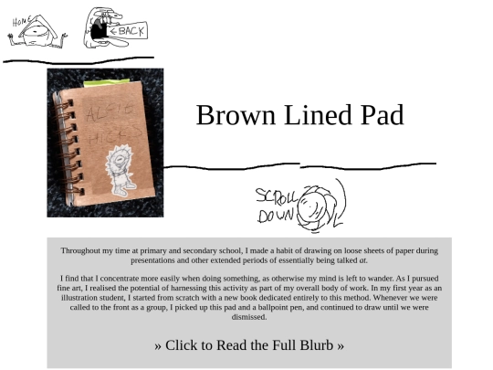 works_pages/brown_lined_pad/overview screenshot