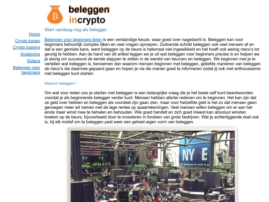Beleggen voor beginners screenshot