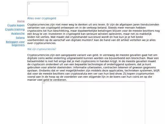 Investeer succesvol in deze cryptocurrencies_bestanden/Index screenshot