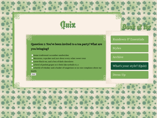 quiz screenshot