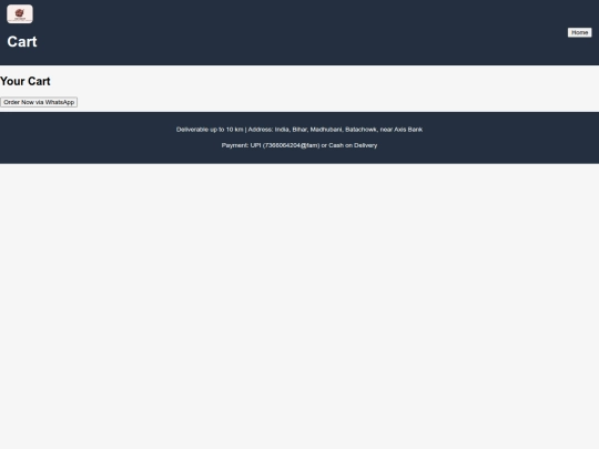 cart screenshot