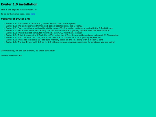 Evuter1.0 screenshot