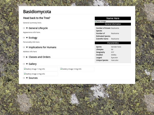 phylo/kickxellomycotina screenshot