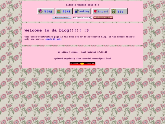 bloghome screenshot
