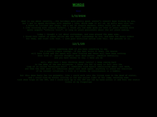 words screenshot