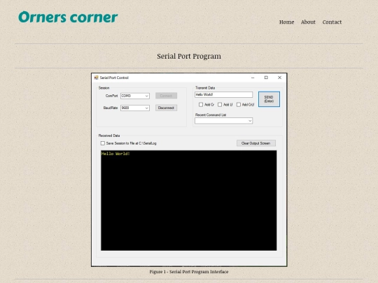 SerialPortProg screenshot
