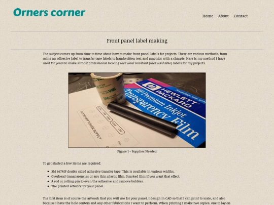 panellabel screenshot