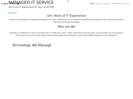 index screenshot