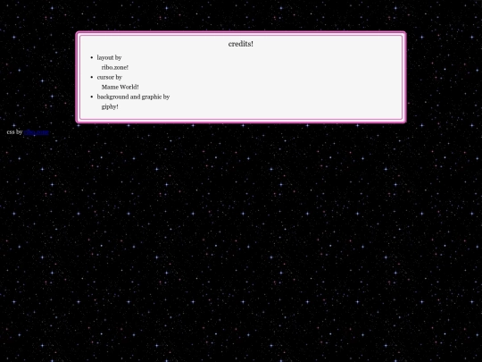 credits screenshot