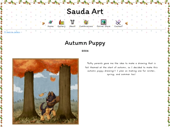 Digital Illustrations/Autumn Puppy/Autumn-Puppy screenshot