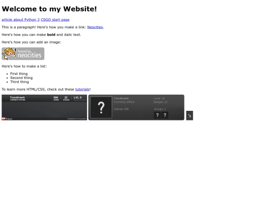 index screenshot