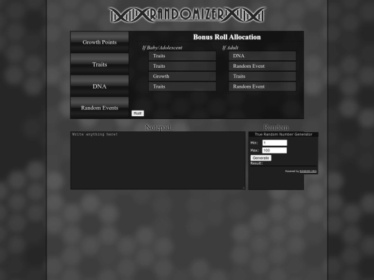 mutagen_randomizer screenshot