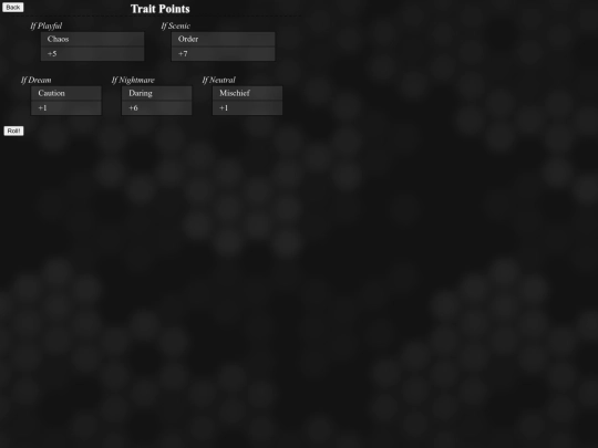 traits screenshot