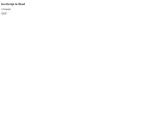 JavaScriptInHead screenshot
