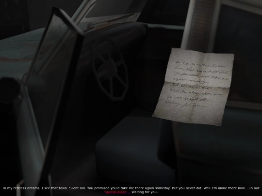 dolphin secrets/Silent Hill/marysnote screenshot