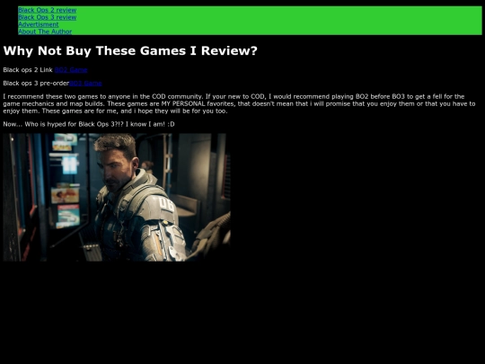 Advertisment screenshot