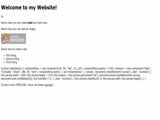 index screenshot