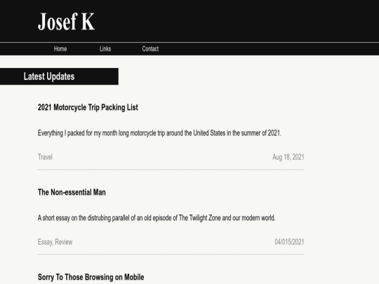 index screenshot