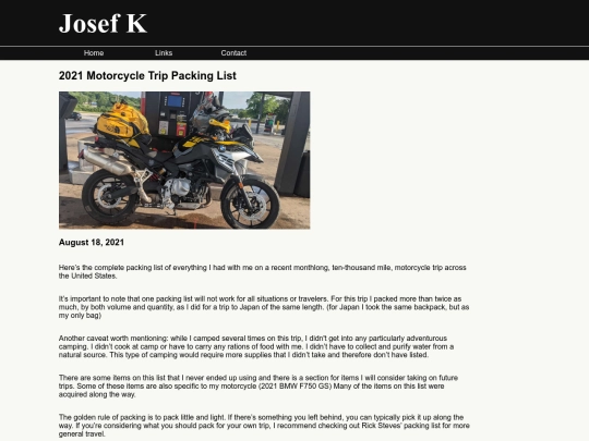 packingList screenshot