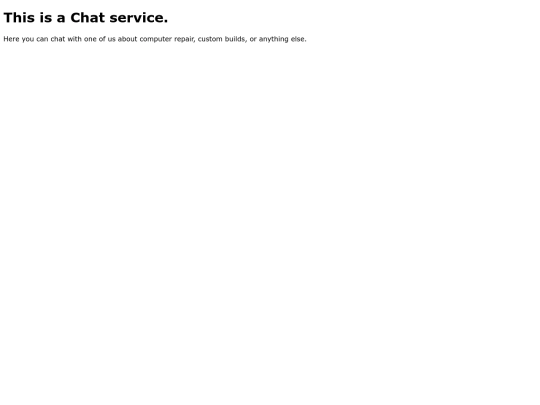 Chat screenshot
