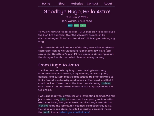 posts/goodbye-hugo-hello-astro screenshot