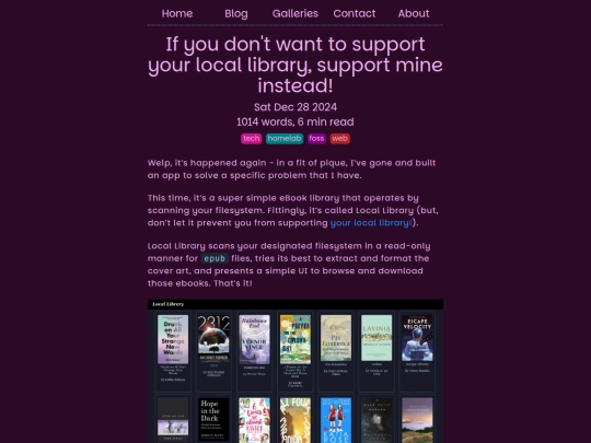 posts/local-library screenshot