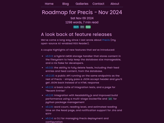 posts/precis-roadmap-nov-2024 screenshot
