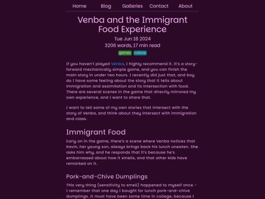 posts/venba-immigrant-food screenshot